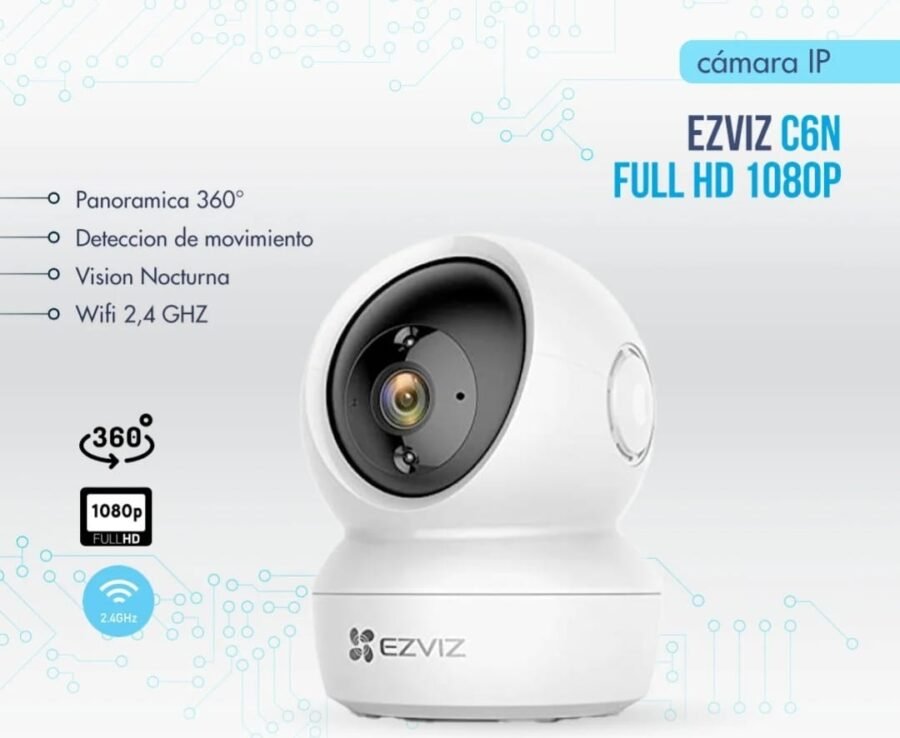 Cámara de seguridad Ezviz C6N 1000 con resolución 2MP - Imagen 2